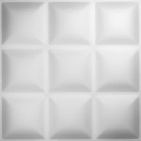 Ekena Millwork 19 5/8in. W x 19 5/8in. H Classic EnduraWall Decor 3D Wall Panel Covers, Total 26.75 Sq. Ft., 10PK WP20X20CLWH-CASE-10